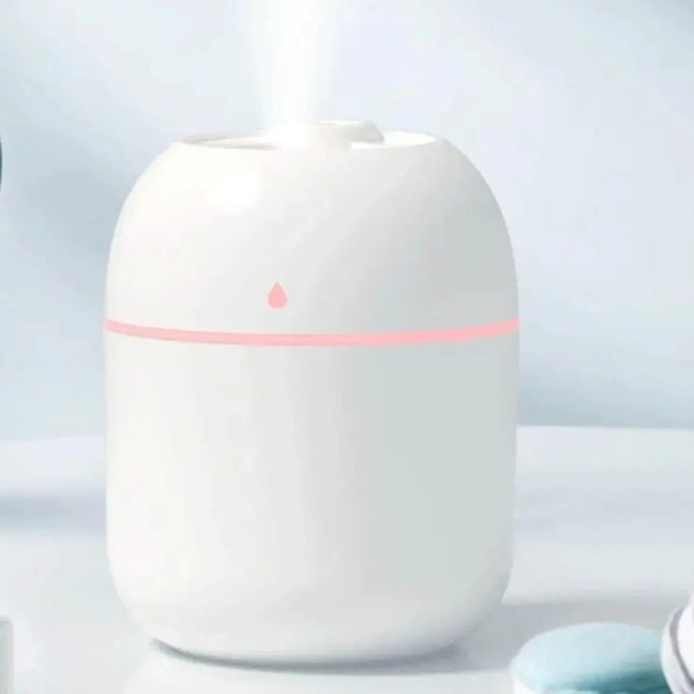 Portable USB Mini Humidifier & Essential Oil Diffuser - 2-in-1 Ultrasonic Air Vaporizer for Bedroom, Desk, Office, and Car Use